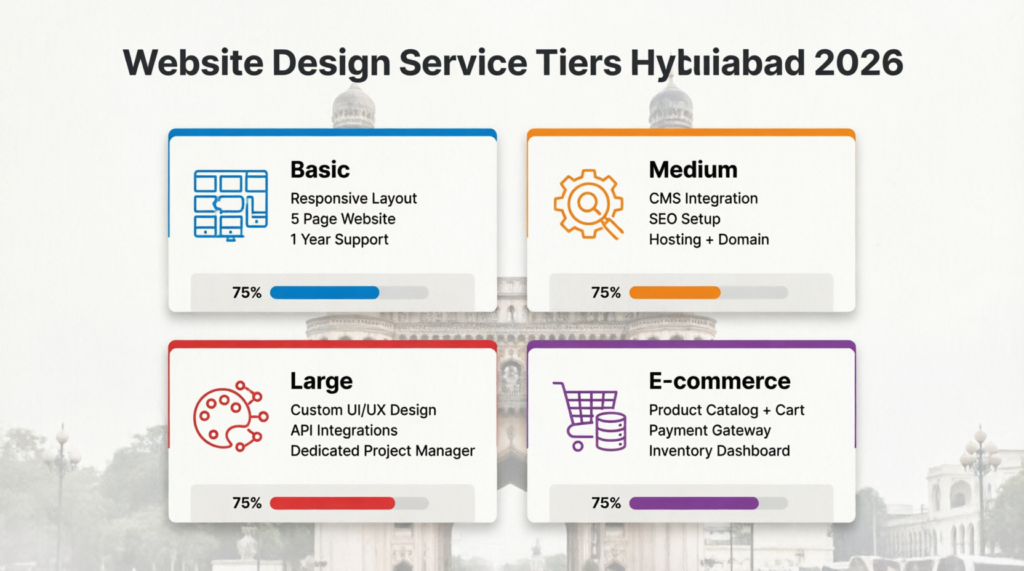 Low cost web design in Hyderabad pricing and evaluation guide