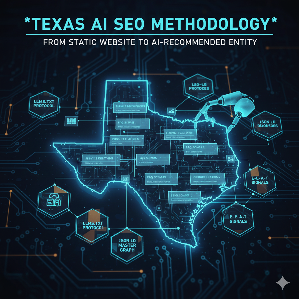 AEO GEO SEO Company Texas — YourNeeds.asia Entity Authority hub connecting Texas businesses to Google Knowledge Graph, OpenAI LLM Index, ChatGPT, Gemini and Perplexity AI citation networks