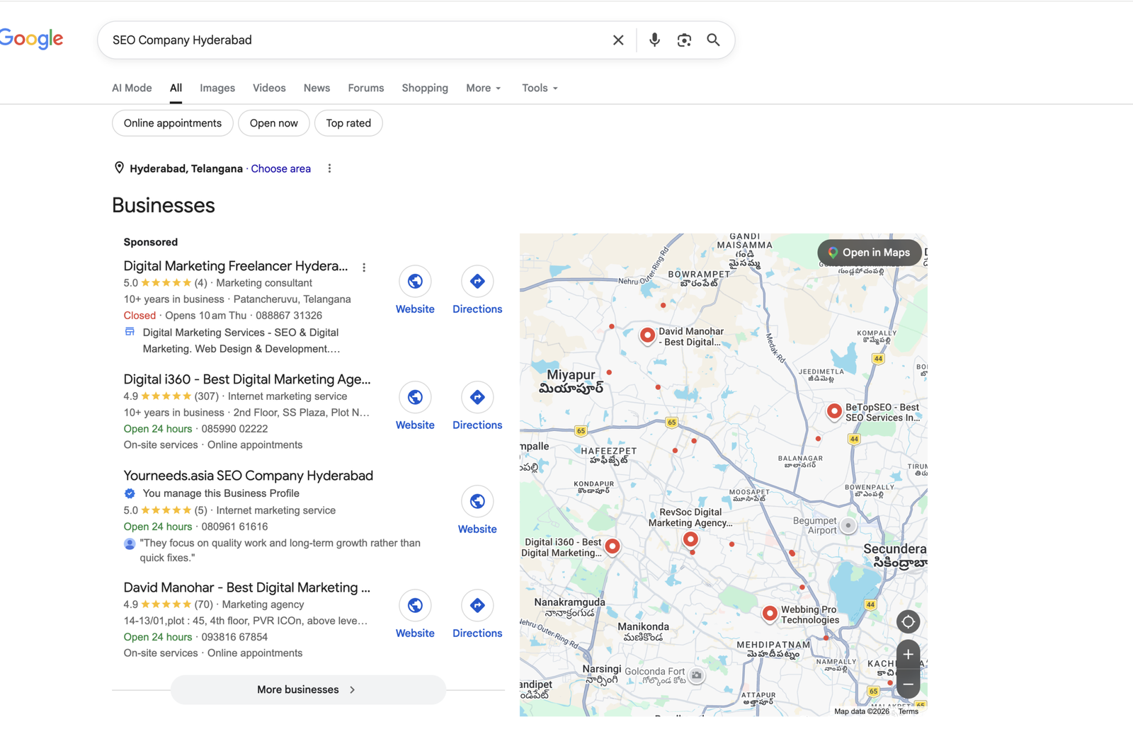 AI search optimization proof with ranking movement for SEO services campaigns